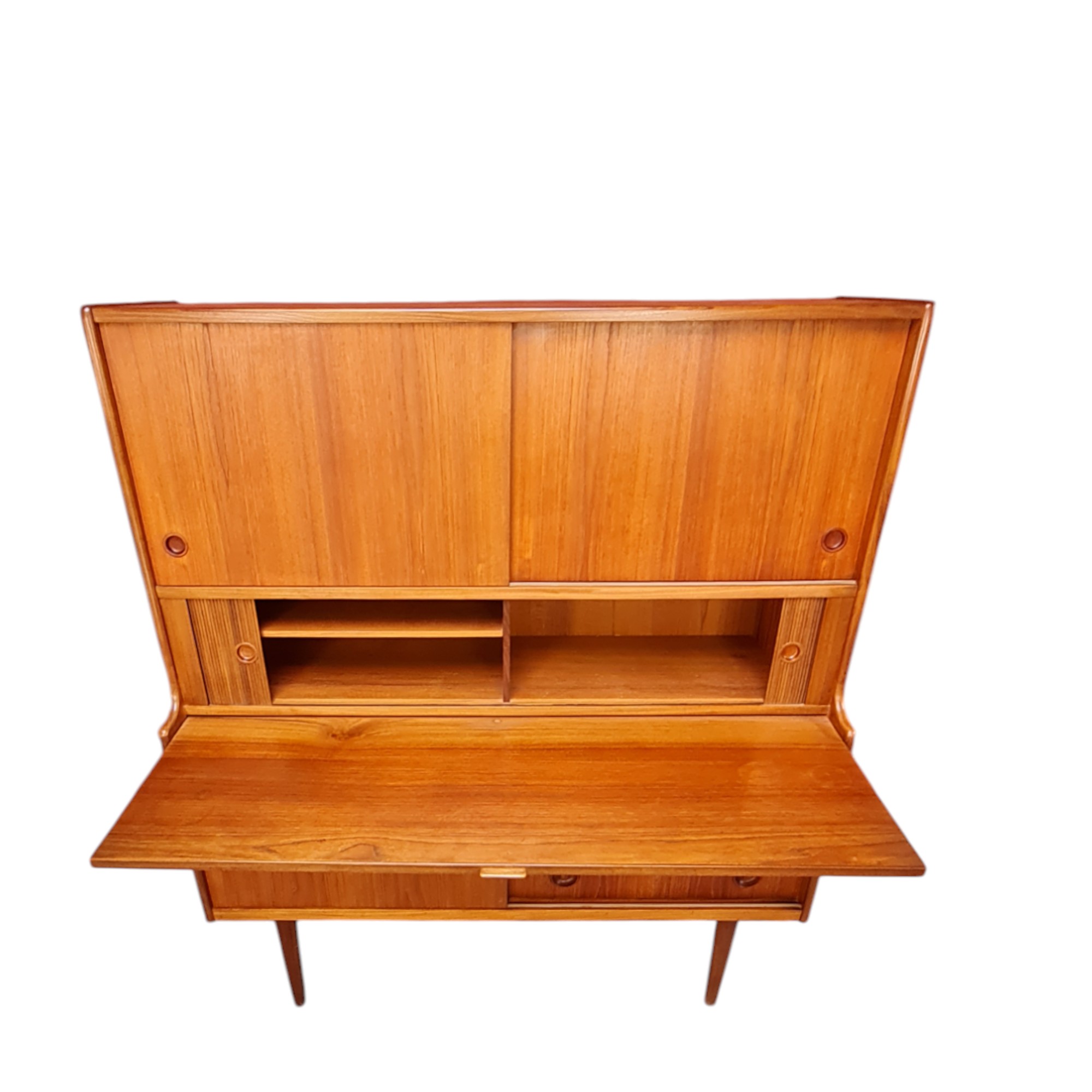 Skænk med jalousilåger | Dansk design | Teak