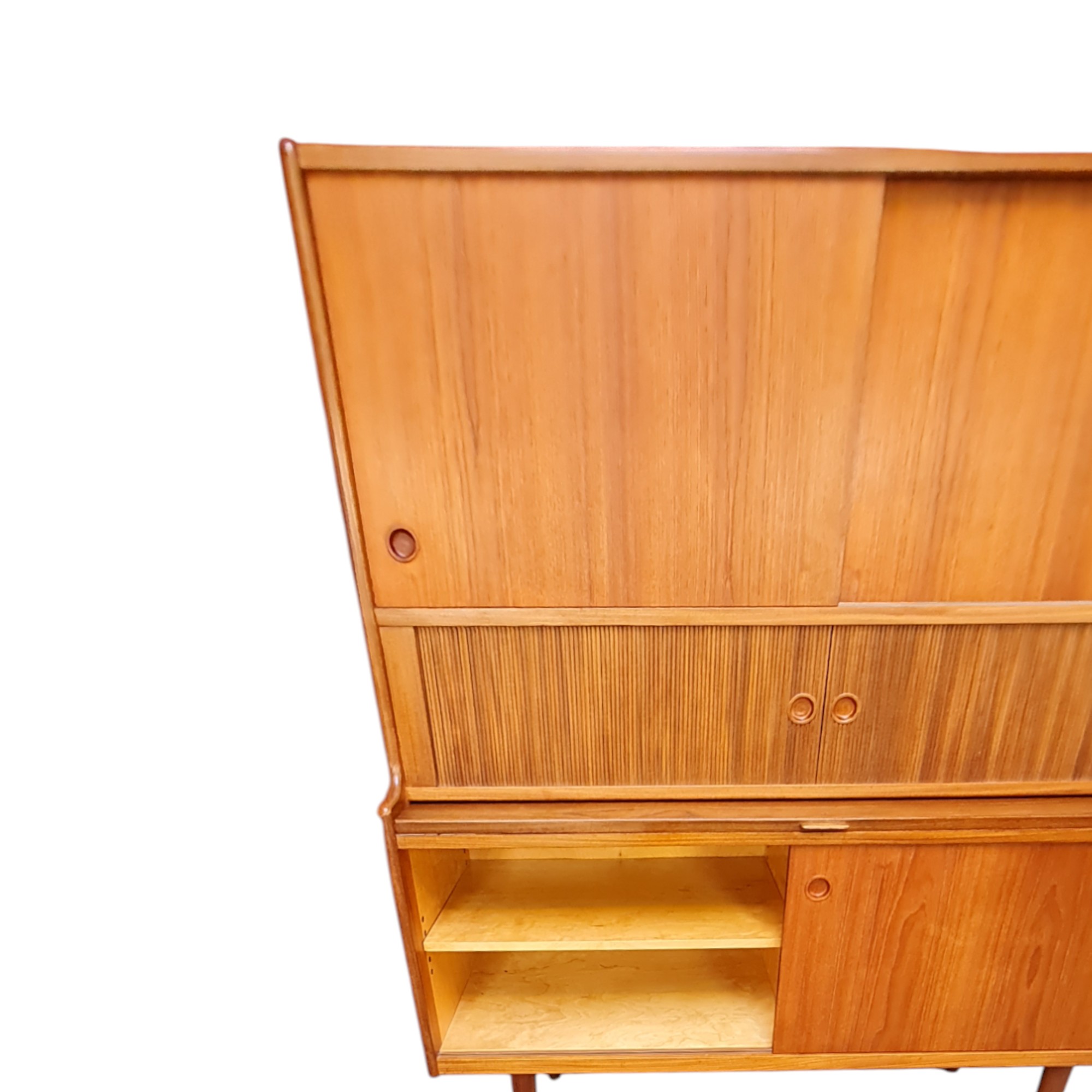 Skænk med jalousilåger | Dansk design | Teak