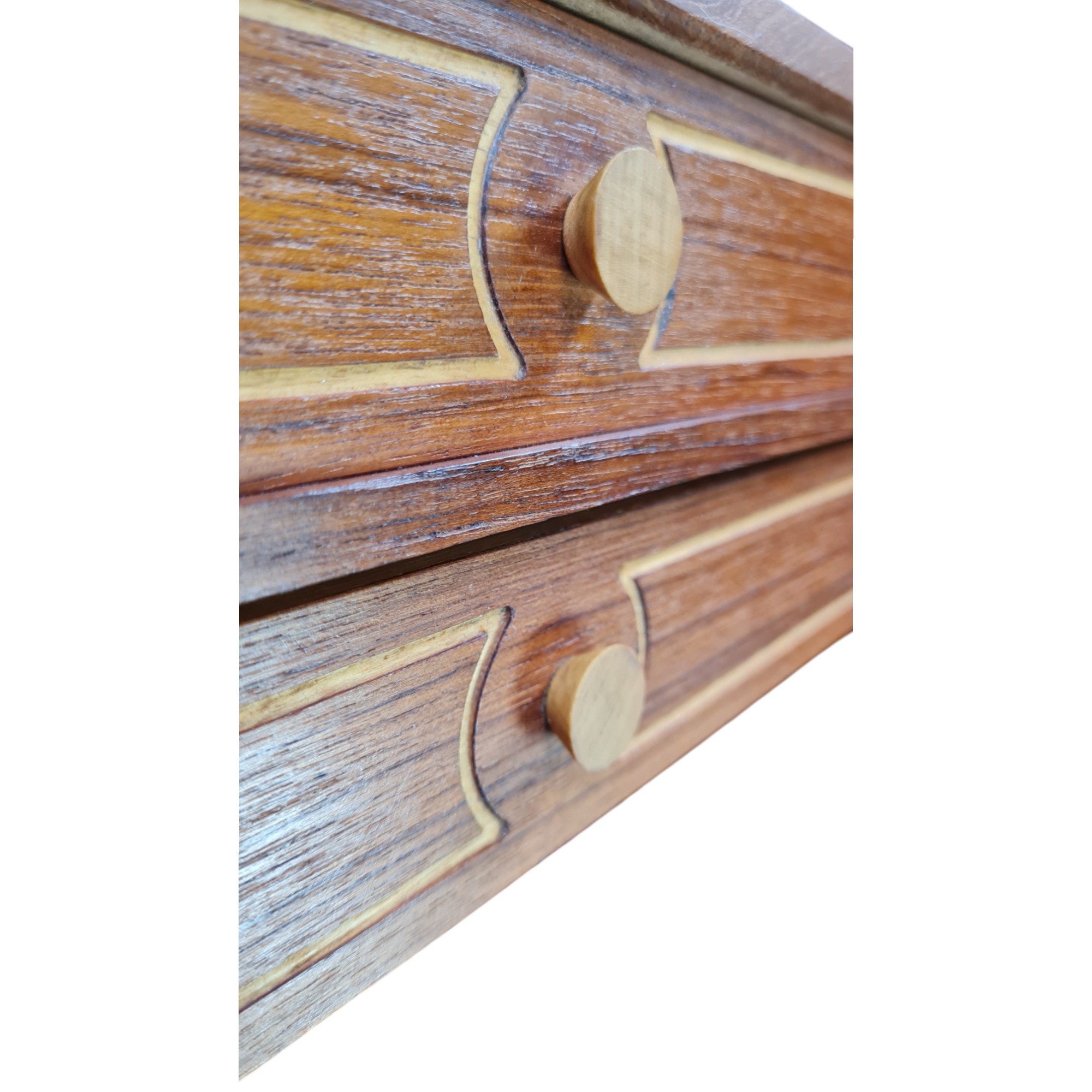 Skænk med 4 skydelåger samt 4 skuffer | Dansk design | Teak