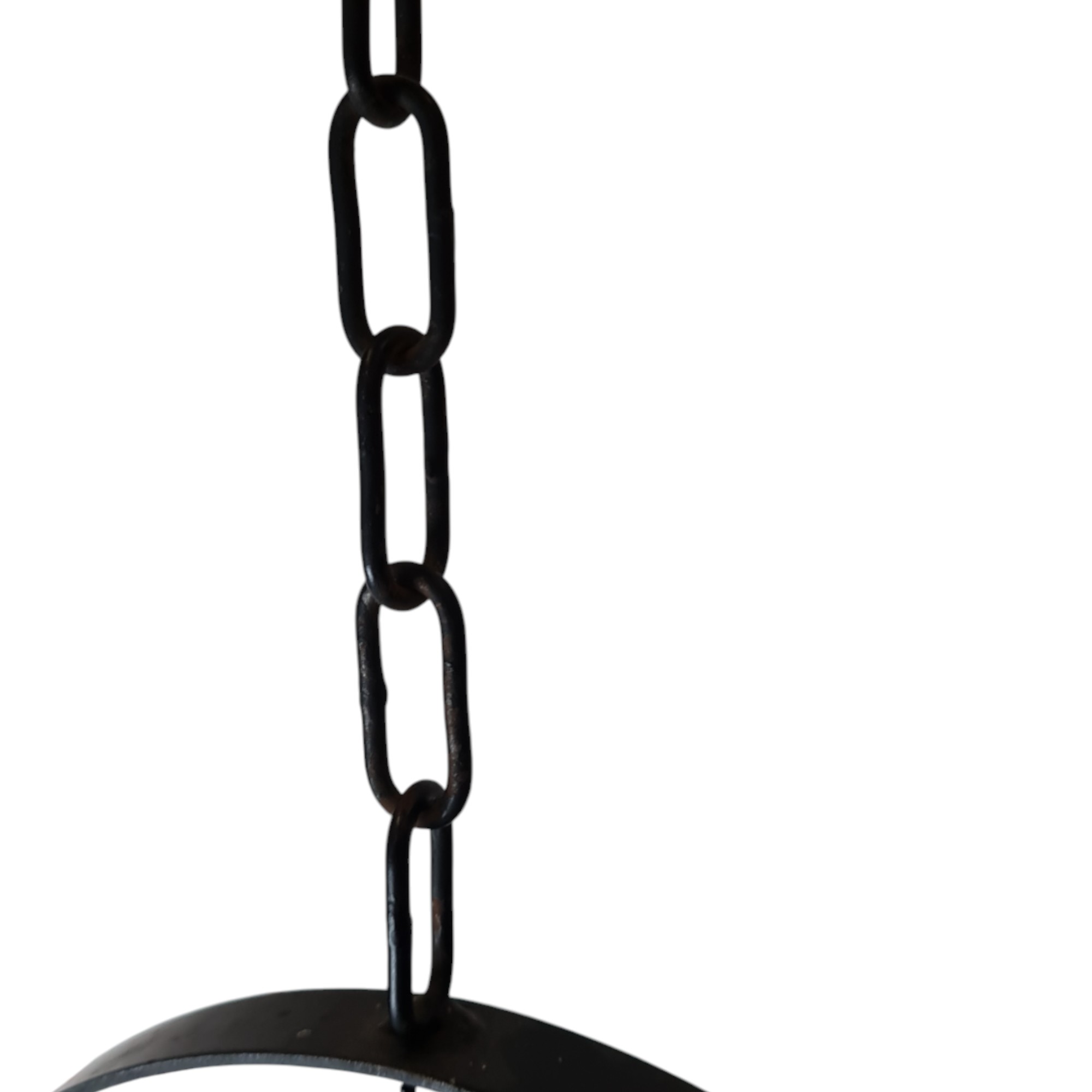 Lofthængt lysestage | Dantoft | Sortlakeret jern og glas