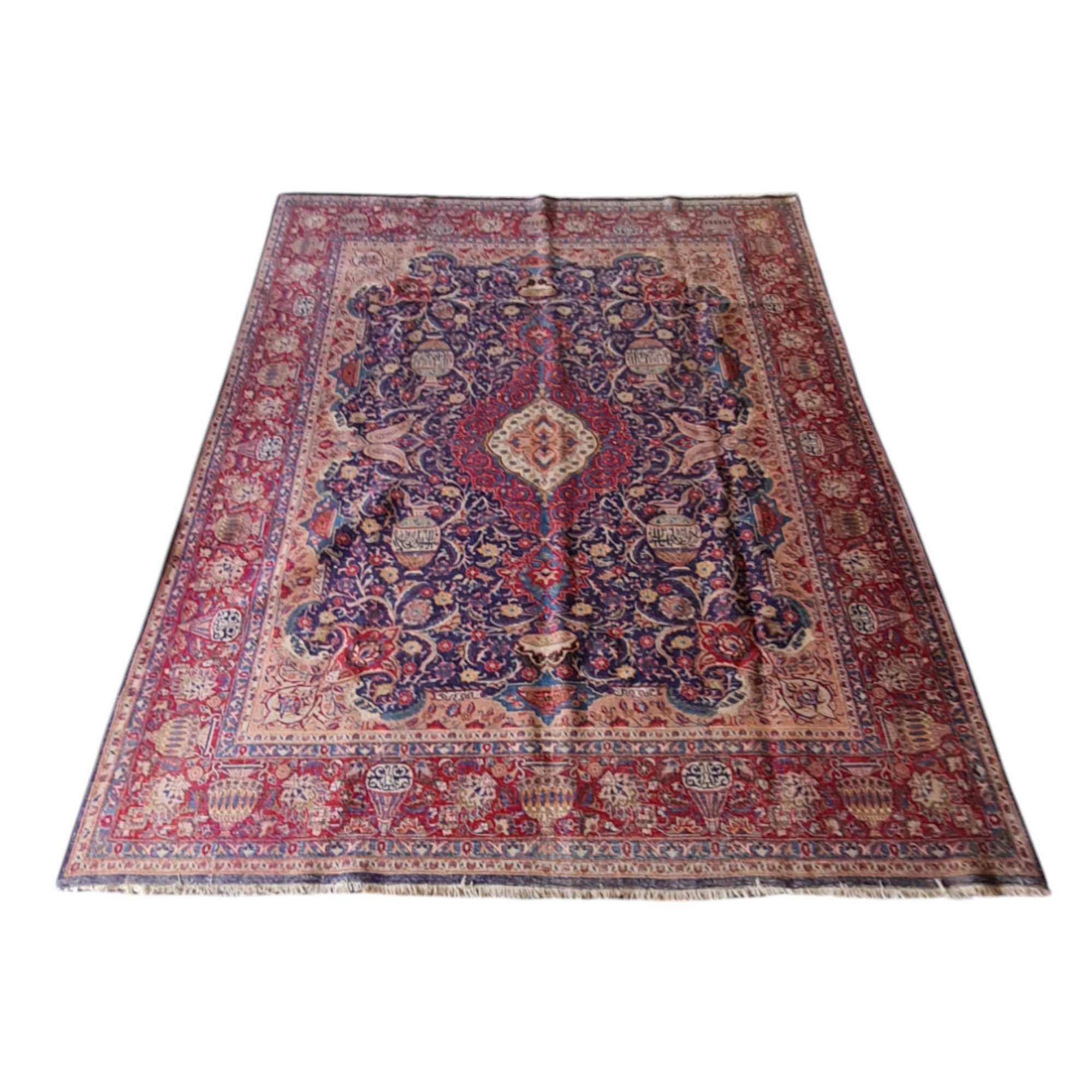 Ægte tæppe i stor størrelse