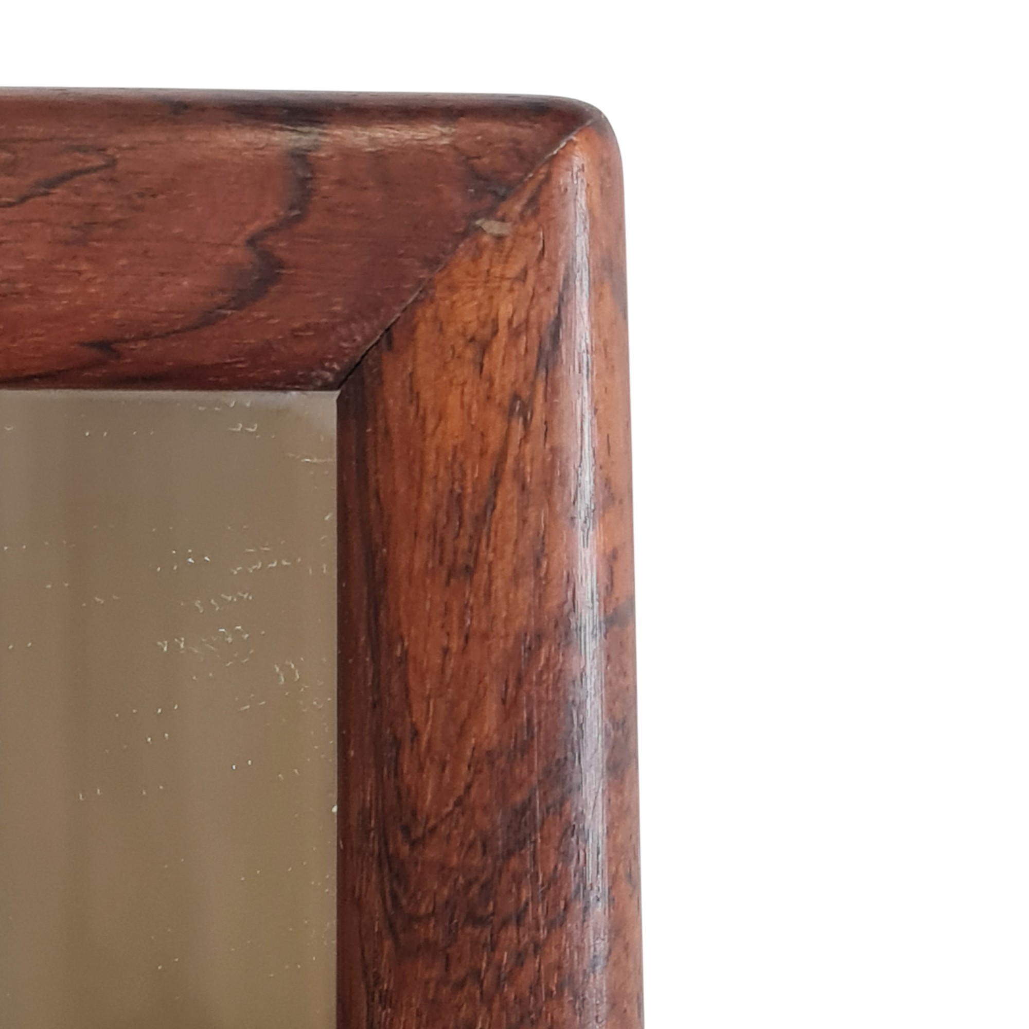 Spejl med ramme i Palisander | Dansk design