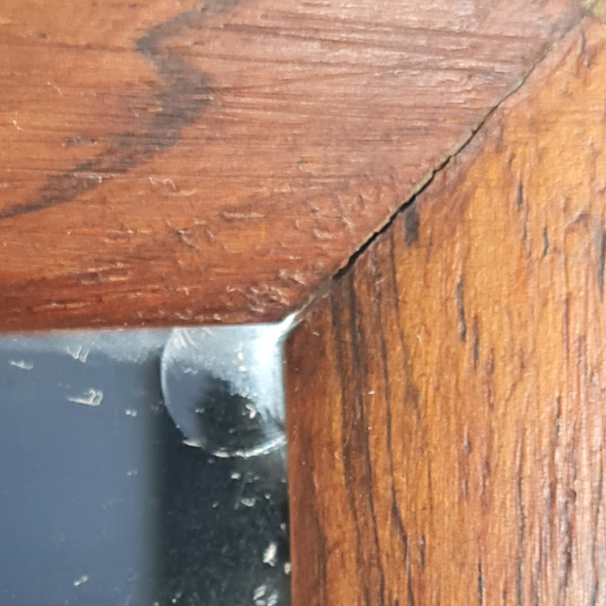 Spejl med ramme i Palisander | Dansk design