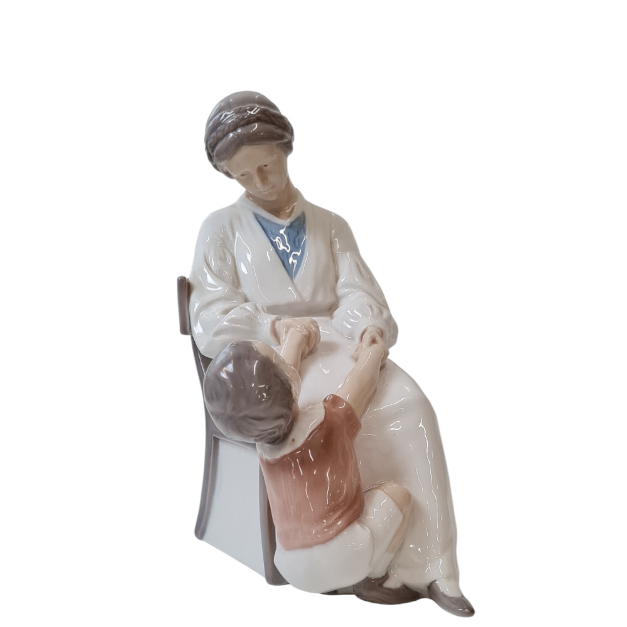 Porcelænsfigur Model 1642 Dicks Mama | Ingeborg Plockross Irminger | Bing & Grøndahl