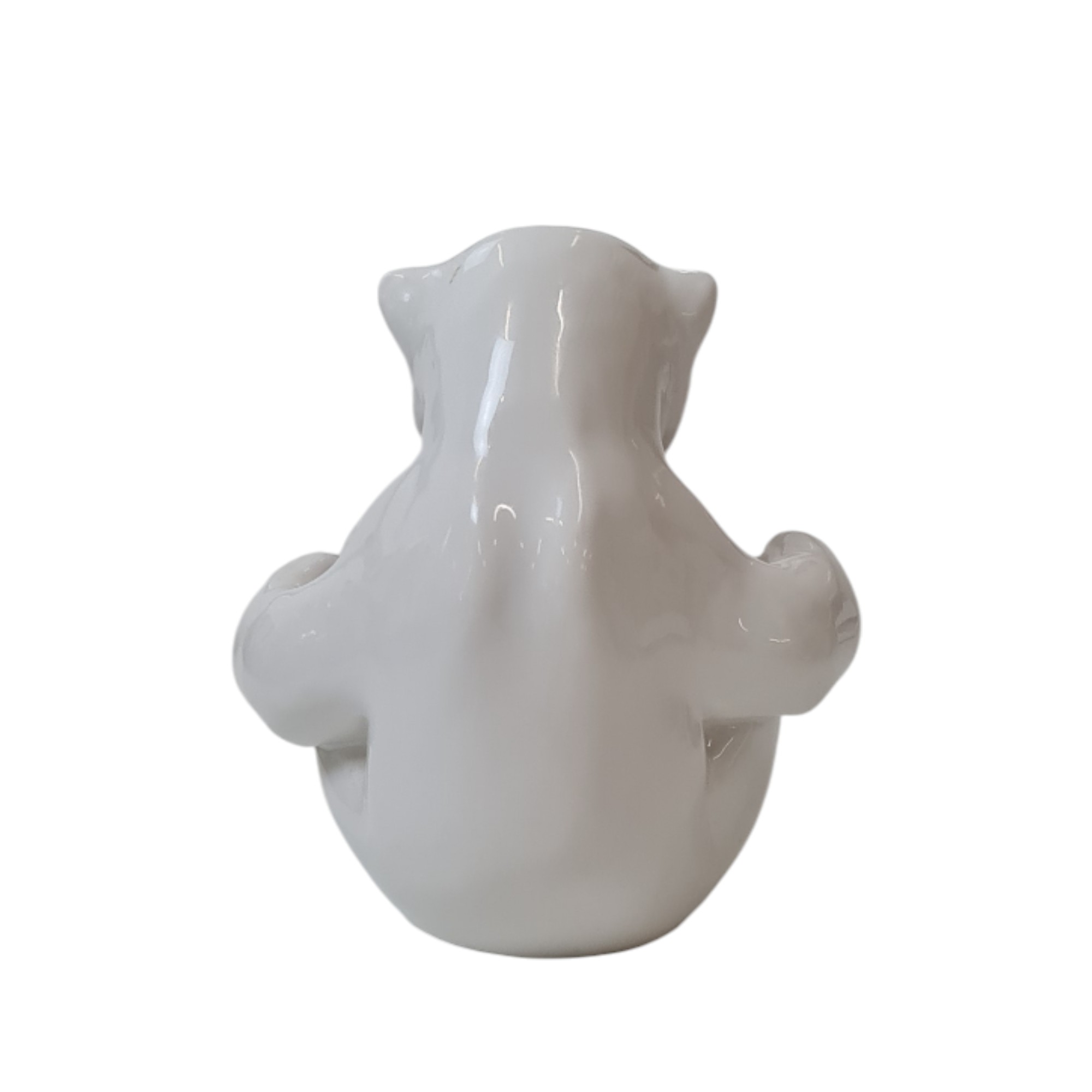 Porcelænsfigur model 536 siddende Isbjørn | Merete Agergaard | Bing & Grøndal