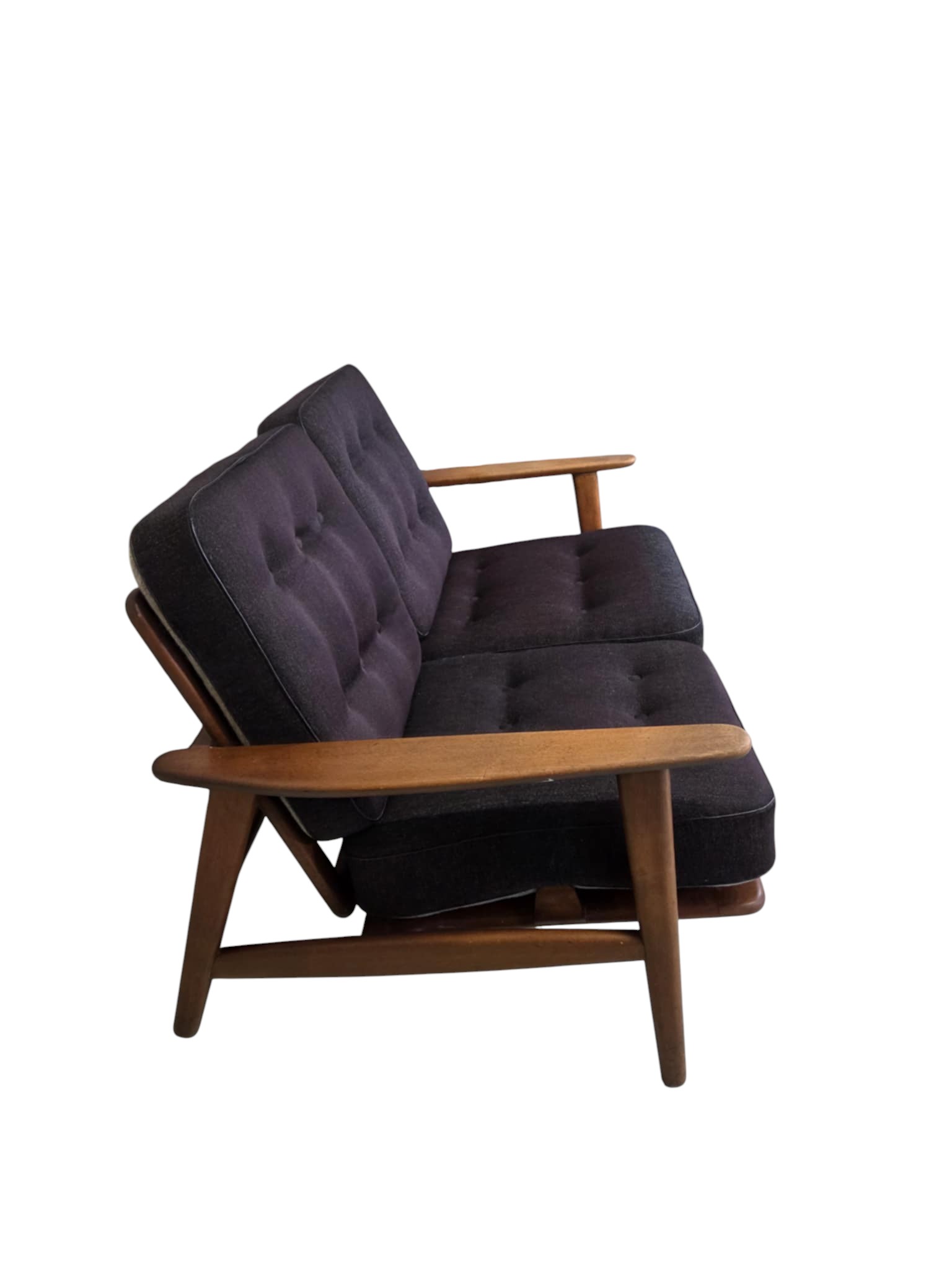 2 Personers sofa Model GE 240 "Cigaren" | Hans J. Wegner | Teak og Uld