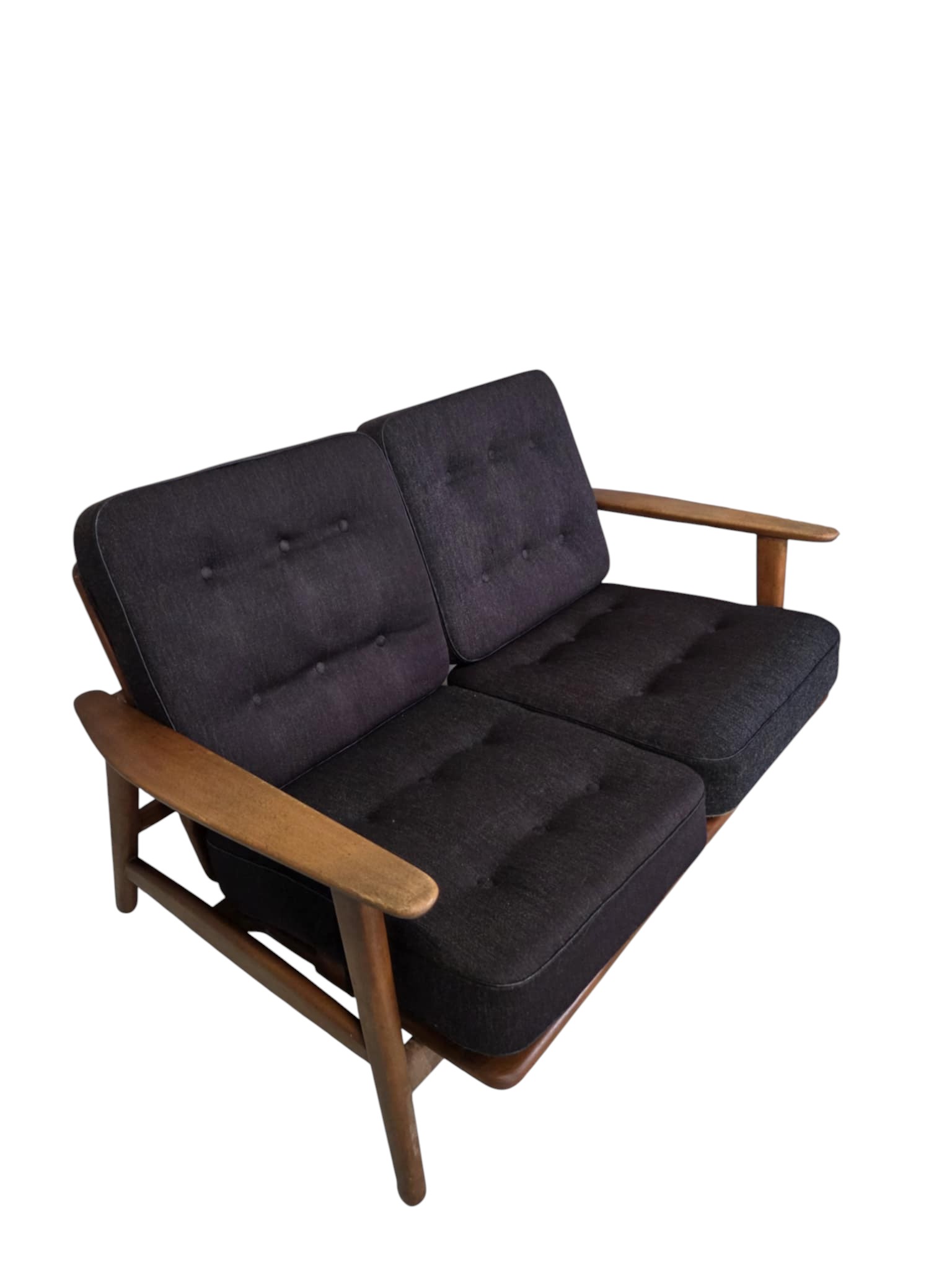 2 Personers sofa Model GE 240 "Cigaren" | Hans J. Wegner | Teak og Uld